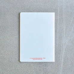 2962 BRANDBOOK Écriture-Carnet Merci - Bleu Zénith et Corail