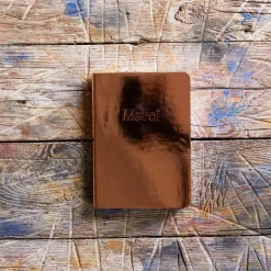 2962 BRANDBOOK Écriture-Carnet Merci - Métal Cuivre