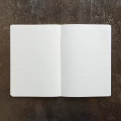 2962 BRANDBOOK Écriture-Carnet Merci - Rayures Bleu Tyrrhénien et Rouge