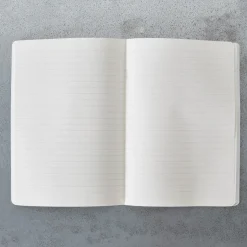 2962 BRANDBOOK Écriture-Carnet Merci - Rayures Jaune Asahi