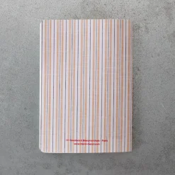 2962 BRANDBOOK Écriture-Carnet Merci - Rayures Jaune Asahi