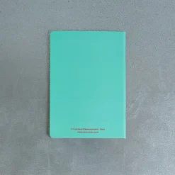 2962 BRANDBOOK Écriture-Carnet Merci - Turquoise et Rouge