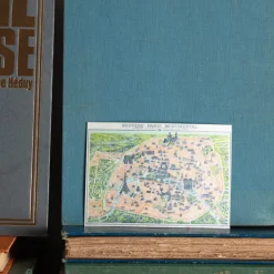 1197 LES PARISETTES Écriture-Carte postale animée - Plan de Paris