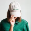Femme M05 Casquettes & Bobs|Casquettes & Bobs-Casquette unisexe brodée Non Merci - Écru