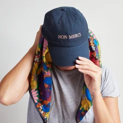 Femme HOHO COCO L'esprit Merci|Casquettes & Bobs-Casquette unisexe brodée Non Merci - Bleu Marine