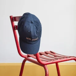 Femme HOHO COCO L'esprit Merci|Casquettes & Bobs-Casquette unisexe brodée Non Merci - Bleu Marine