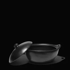 1950 INDIGENA Maison De Campagne|Poêles & Casseroles-Casserole ovale en argile - Noir