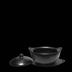 1950 INDIGENA Maison De Campagne|Poêles & Casseroles-Casserole ovale en argile - Noir