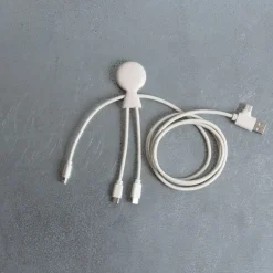 075 XOOPAR High-tech-Câble Mr Bio - Blanc