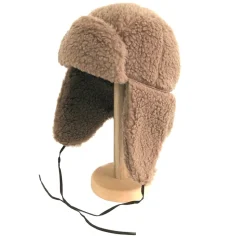 Femme câbleami L'esprit Merci|Chapeaux-- Boa Aviator - Camel