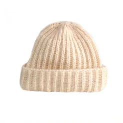 Femme Cableami Bonnets-câbleami - Bonnet Mohair - Blanc