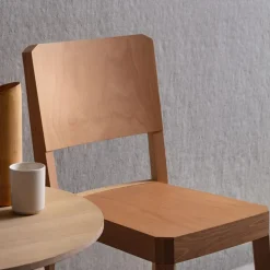 2130 LIVONI Chaises-Chaise années 30 - Naturel