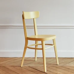 2131 LIVONI Chaises|L'esprit Merci-Chaise Bistrot - Jaune
