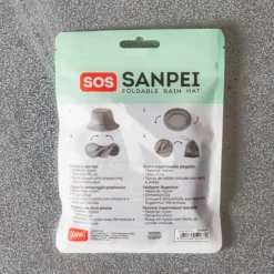 1588 LEGAMI Parapluies-Chapeau de pluie pliable - Noir