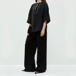 Femme Christian Wijnants Chemises-- Blouse Thamani - Noir