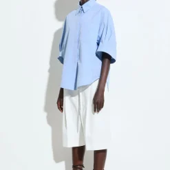 Femme Christian Wijnants Chemises-- Chemise Timila - Bleu Ciel