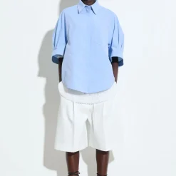 Femme Christian Wijnants Chemises-- Chemise Timila - Bleu Ciel