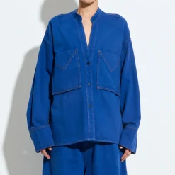 Femme Christian Wijnants Chemises-- Chemise Tango - Bleu