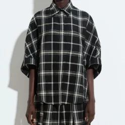 Femme Christian Wijnants Chemises-- Chemise Timila - Noir/Blanc