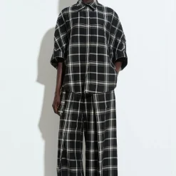 Femme Christian Wijnants Chemises-- Chemise Timila - Noir/Blanc