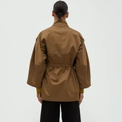 Femme Christian Wijnants Manteaux-- Manteau Chiku - Sepia