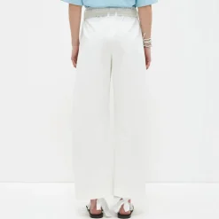Femme Christian Wijnants Pantalons-- Pantalon Pagata - Blanc