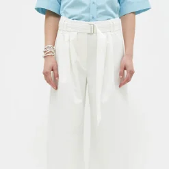 Femme Christian Wijnants Pantalons-- Pantalon Pagata - Blanc