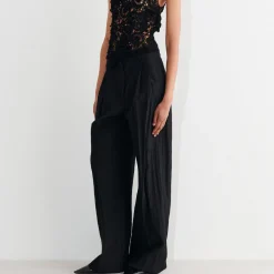 Femme Christian Wijnants Pantalons-- Pantalon Parise - Noir