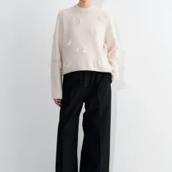 Femme Christian Wijnants Mailles-- Pull Kunao - Beige