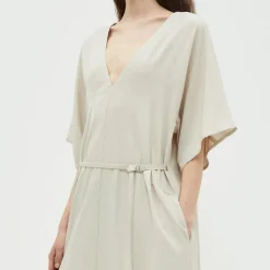 Femme Christian Wijnants Robes-- Robe Dambira - Ciment