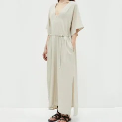 Femme Christian Wijnants Robes-- Robe Dambira - Ciment