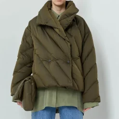 Femme Christian Wijnants Manteaux-- Veste Jelissa - Khaki