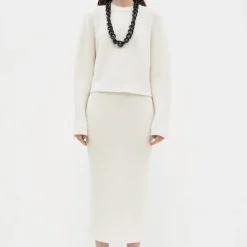 Femme Christian Wijnants Mailles--Pull Kara - Blanc