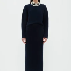 Femme Christian Wijnants Mailles--Pull Kara - Marine