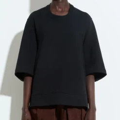 Femme Christian Wijnants T-shirts--T-Shirt Tuza - Noir