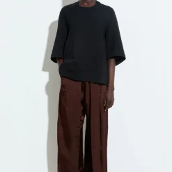 Femme Christian Wijnants T-shirts--T-Shirt Tuza - Noir