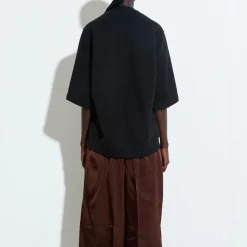 Femme Christian Wijnants T-shirts--T-Shirt Tuza - Noir