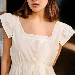 Femme Ciao Lucia Robes-- Robe Olin - Ecru