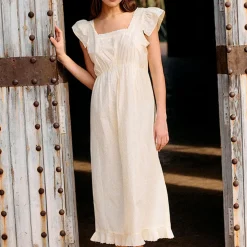 Femme Ciao Lucia Robes-- Robe Olin - Ecru