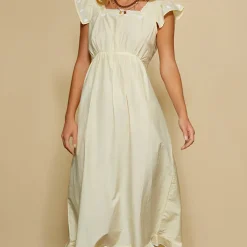 Femme Ciao Lucia Robes-- Robe Olin - Ecru