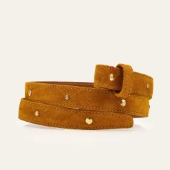 Femme Claris Virot Ceintures-- Baby Ceinture Demi-lune - Ambre