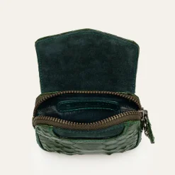 Femme Claris Virot Porte Monnaie|Porte Monnaie-- Porte Monnaie Karl - Vert Python