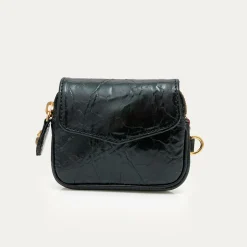 Femme Claris Virot Porte Monnaie|Porte Monnaie-- Porte-Monnaie Karl - Noir Vintage