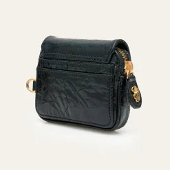 Femme Claris Virot Porte Monnaie|Porte Monnaie-- Porte-Monnaie Karl - Noir Vintage