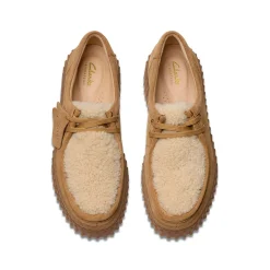 Femme Clarks Derbies-- Torhill Bee - Beige