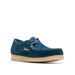 Homme Clarks Derbies-- Wallabee - Bleu