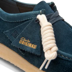 Homme Clarks Derbies-- Wallabee - Bleu