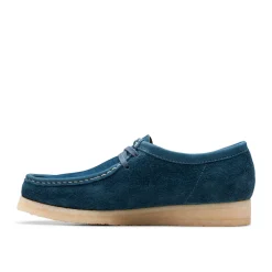 Homme Clarks Derbies-- Wallabee - Bleu