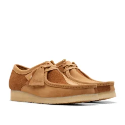 Homme Clarks Derbies-- Wallabee - Marron
