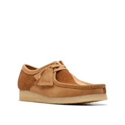 Homme Clarks Derbies-- Wallabee - Marron